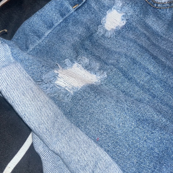 Jean Ripped Shorts - Picture 2 of 4